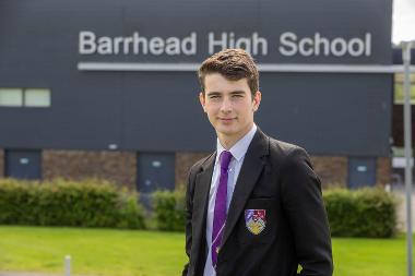 Barrhead High graduate apprentice