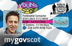 Young person's Young Scot card