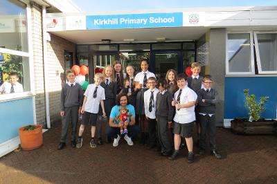 Joe Wicks visits Kirkhill Primary