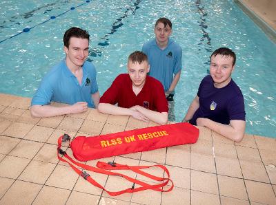 Pupils take on lifeguard qualification at Neilston Swimming Pool