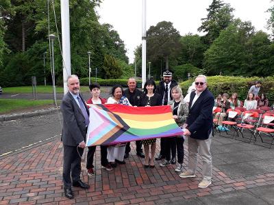 Pride flag raising 2023