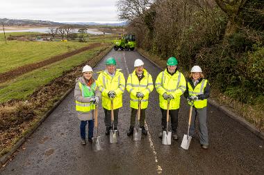 Aurs Road groundbreaking